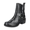 Stiefelette FLY LONDON "Fly London Stiefelette Leder", Damen, Gr. 39, schwarz, Leder, casual, Schuhe