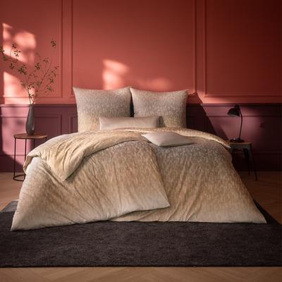 Bettwäsche ESTELLA "Viktor", karamel, B/L: 135cm x 200cm, , Mako-Interlock-Jersey, B/L: 80cm x 80cm, Mako-Interlock-Jersey, Obermaterial: 100% Baumwolle, Bettwäsche Image