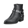 Stiefelette BLOWFISH "Blowfish Stiefelette Lederimitat", Damen, Gr. 37, schwarz, Lederimitat, casual, Schuhe