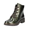 Schnürstiefelette ARA "Ara Stiefelette Leder", Damen, Gr. 38,5, grün (forest), Leder, casual, Schuhe