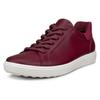 Slip-On Sneaker ECCO "Soft 7 W", Damen, Gr. 38, rot (weinrot), Leder, Basic, Schuhe, Freizeitschuh, Slipper, Halbschuh zum Schlupfen