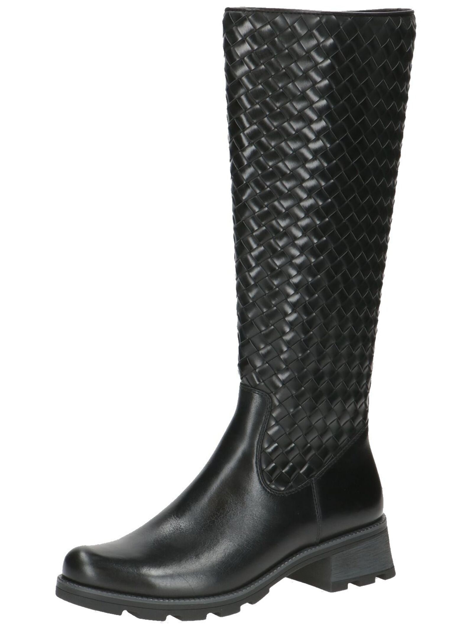 Stiefel CAPRICE "Caprice Stiefel Leder/Synthetik", Damen, Gr. 40, schwarz, Leder, Synthetik, Schuhe Stiefel