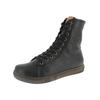 Schnürstiefelette ANDREA CONTI "Andrea Conti Stiefelette Leder", Damen, Gr. 42, schwarz, Leder, casual, Schuhe