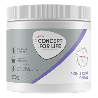 Sparpaket: 2x270g Skin & Coat Supplements Chews - Concept for Life Ergänzungsfutter für Hunde