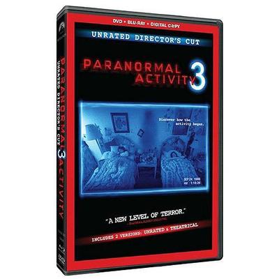 Paranormal Activity 3 (Rated/Unrated; Inlcudes Digital Copy; DVD/Blu-ray) Blu-ray/DVD