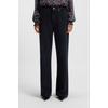 High-waist-Jeans BOSS ORANGE "Marlene High Rise Premium Damenmode", Damen, Gr. 29, Länge 30, blau (dunkelblau 402), Denim/Jeans, Obermaterial: 100% Baumwolle, unifarben, casual, weit normal, Jeans, Wide Leg