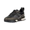 Sneaker REPLAY "Replay Sneaker Leder/Synthetik", Herren, Gr. 43, schwarz (schwarz, grau), Leder, Synthetik, casual, Schuhe