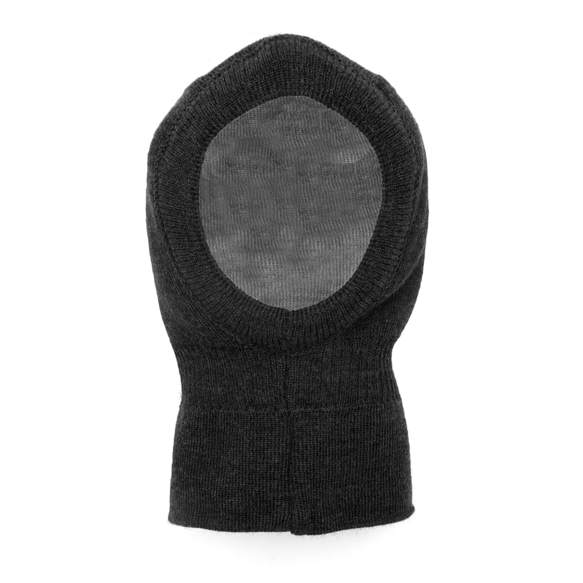 Schlupfmütze MAXIMO, Baby, Gr. 51, grau (graumeliert, carbonmeliert), Strick, Wolle, mehrfarbig, Casual, Mützen, Wolle, Wendemütze, doppelt gestrickt, verlängertes Halsteil Image