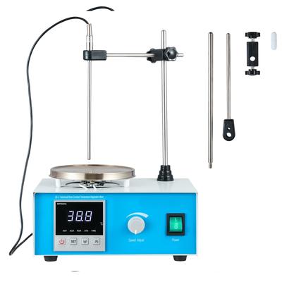UIMOSO Magnetic Stirrer Hot Plate, 1500RPM 250W Heating Power Stir Plate, 1000mL Stirrer Kit - 1500RPM 250W