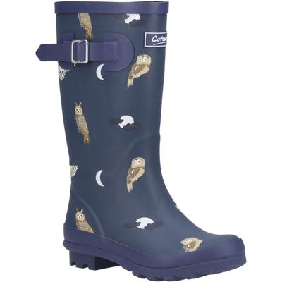 Cotswold Woodland JNR Gummi-Stiefel für Mädchen mit Eulen Image