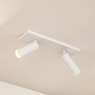 Arcchio Deckenstrahler Brinja Slim, weiß, 2-flg., GU10 MR11 Slim Arcchio, dimmbar, weiß / opal, für Flurbereich, Aluminium, Modern, Strahler Image