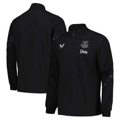 Everton Castore Dritte Einlaufjacke für den Spieltag – Schwarz Image