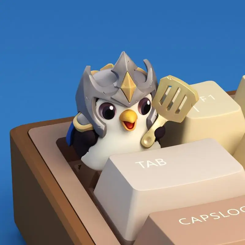 Goldene Schaufel Tastenkappen Harz mechanische Tastatur personalisierte 3D Stereo anpassbare Computer Gaming Tastatur Zubehör Image