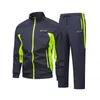 [USA Größe] 2025 Frühling Herbst Für Männer Set Zwei Stück Lässige Hip Hop Streetwear Laufen Sport Outdoor-Mode kleidung