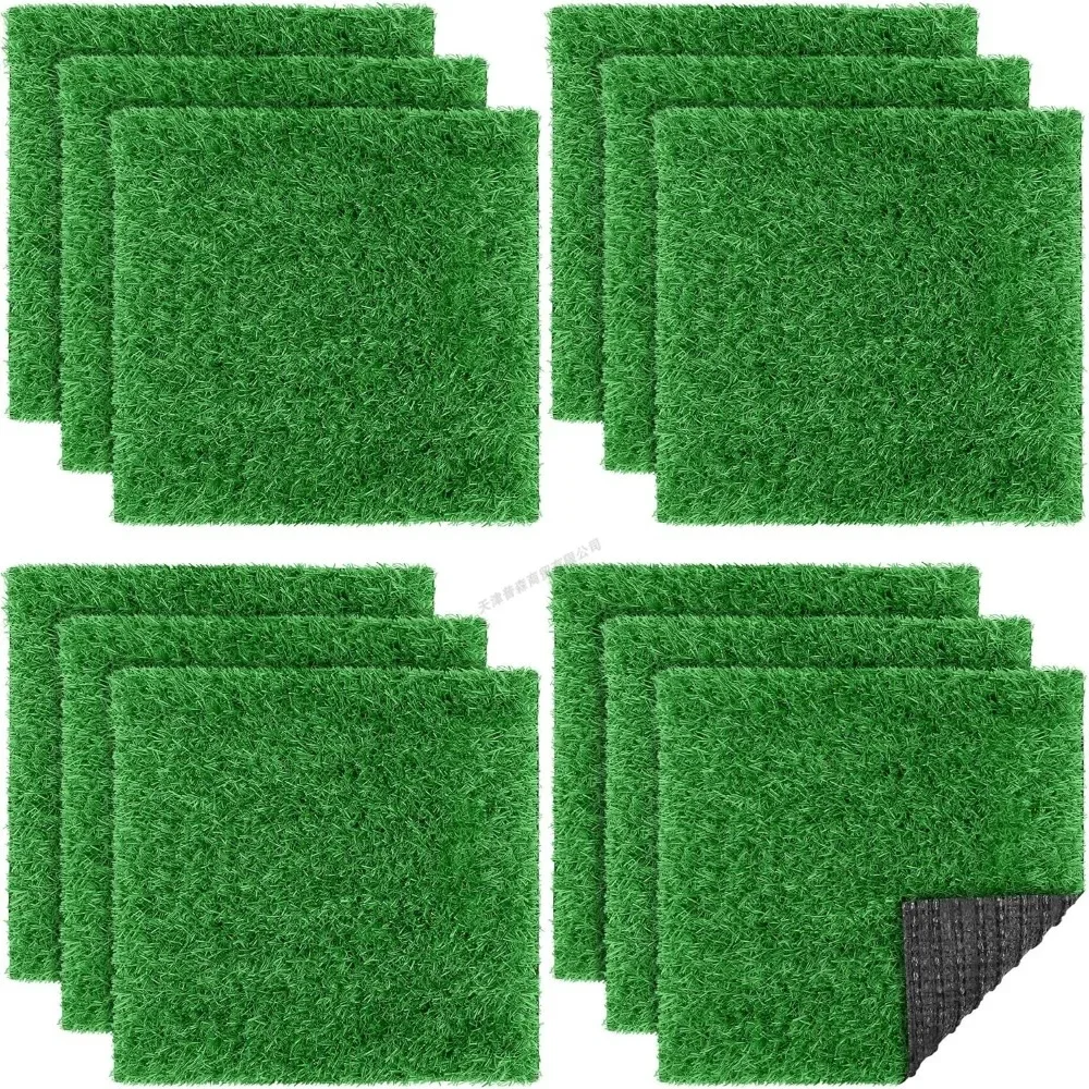 2/4/6Pcs Kunstrasen Matte DIY Platz Gefälschte Rasen Patch Indoor Outdoor Garten Rasen Terrasse balkon Synthetische Rasen Matte für Handwerk Image