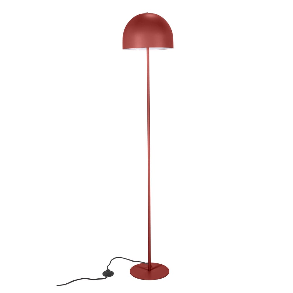Lampadaire design en métal rouge