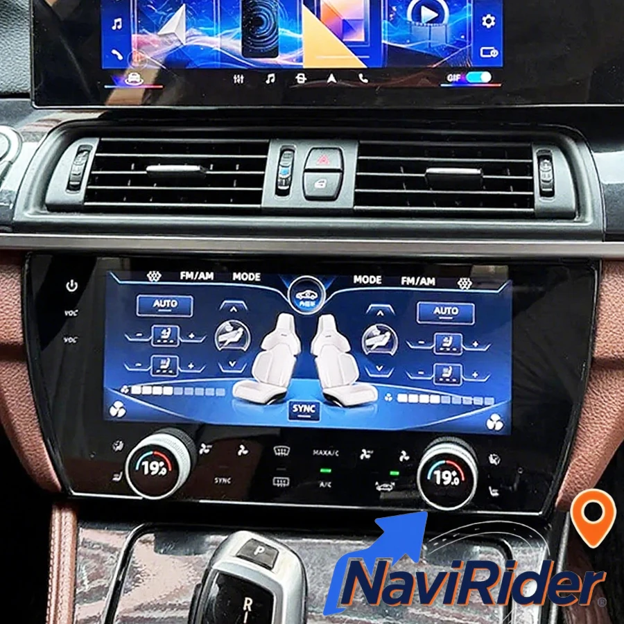 10,25 zoll HD Klimaanlage Klima Control Bildschirm AC Panel Touch Board Für BMW 5er F10 F11 F18 2010-2017 auto Zubehör Image