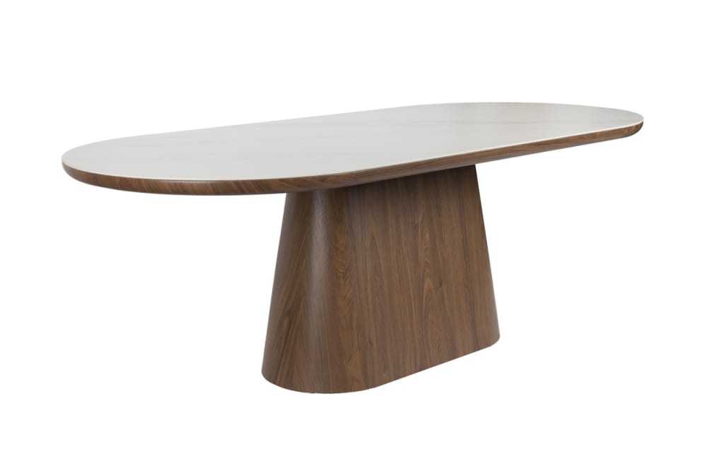 Table design en bois marron