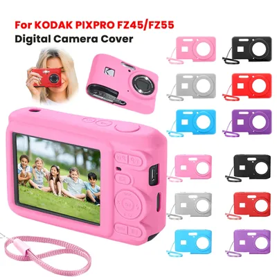 For KODAK PIXPRO FZ45/FZ55 Soft Silicone Protective Case Camera Body Cover Wear Resist Outdoor Travel Camera Protect Case