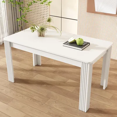 Modern Wooden Dining table oak rectangular dining table coffee table with four-legged Kitchen Table Restaurant Table Dining Room