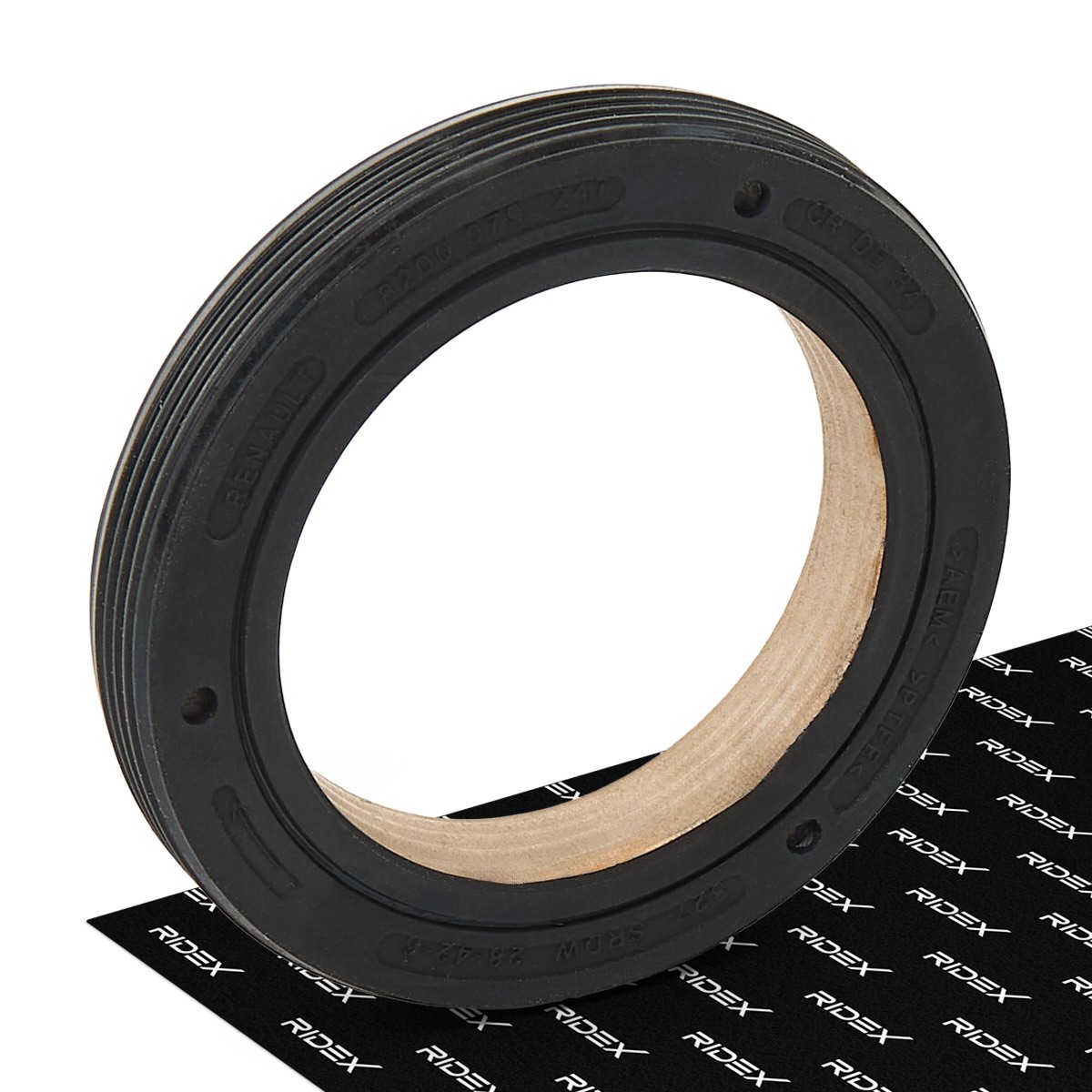 RIDEX Wellendichtring VW,RENAULT,DACIA 3771S0255 7701474149,7701478550,1300100QAC 8200079247 Image