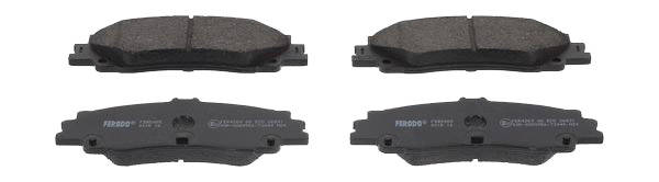 FERODO Bremsbelagsatz TOYOTA,LEXUS FDB5465 0446660190,0446660191 Image