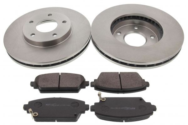 MAPCO Bremsscheiben und -beläge NISSAN 47527 402063Y502,402064U103,45022S1AE51 SFP000370,402063Y503,402064U105,402064U107,402064U101,410604U127 Image