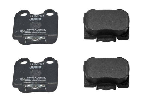 JURID Bremsbelagsatz TOYOTA,LEXUS 573915J 0446622180,0446651010,00446630120 0446630120,0446630130,0446651020,0446630190,0446630170,0446651011 Image