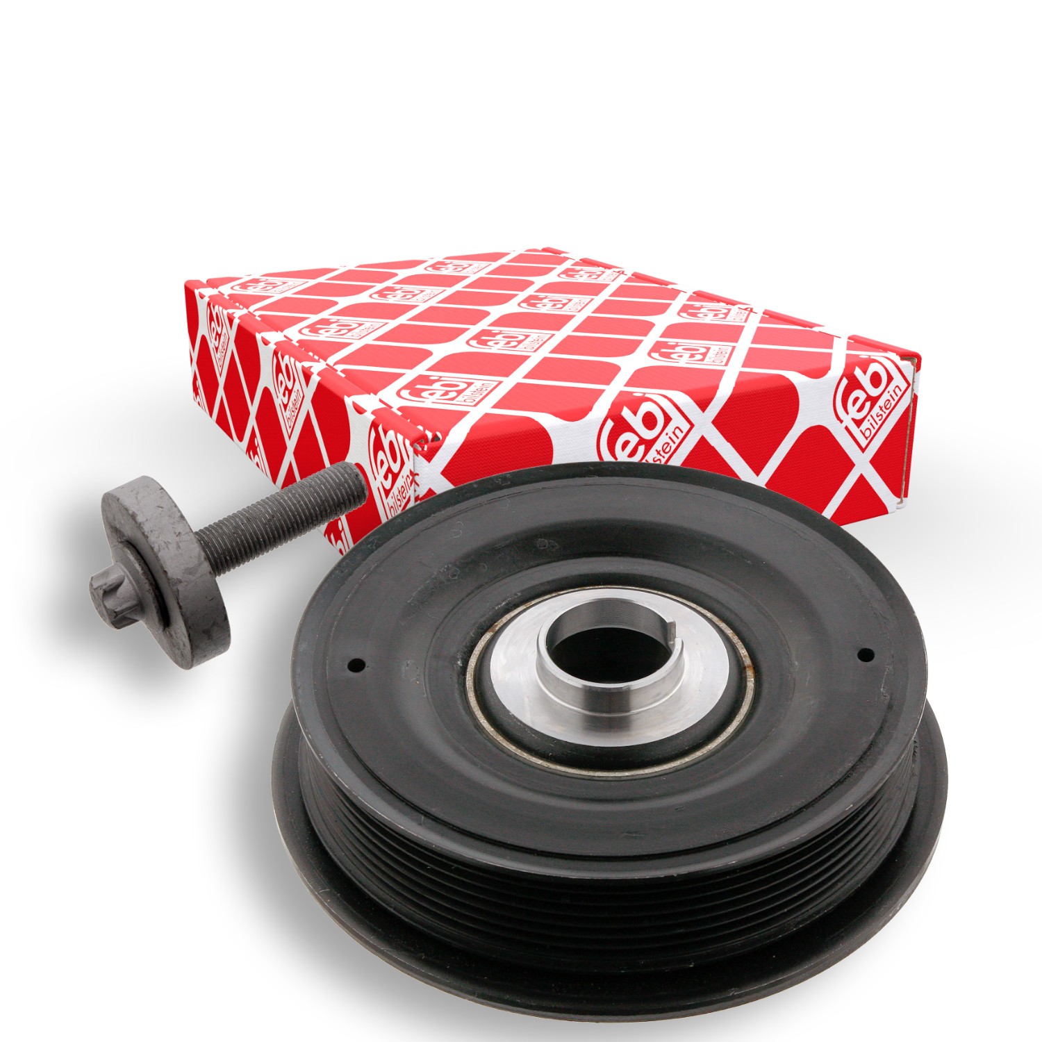FEBI BILSTEIN Kurbelwellenriemenscheibe OPEL,RENAULT,VAUXHALL 33700 8200802666S1,93196089,93196089S1 Kurbelwellenscheibe,Riemenscheibe, Kurbelwelle Image