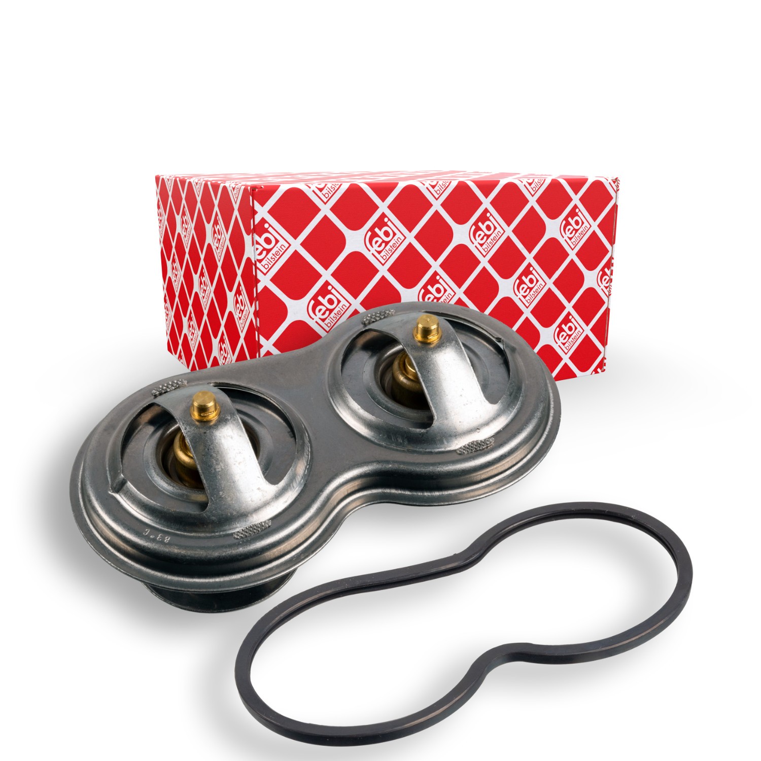 FEBI BILSTEIN Kühlwasserthermostat SCANIA 21551 1404924,1404924S1,1423450 1423450S1,1916620,1916620S1 Image