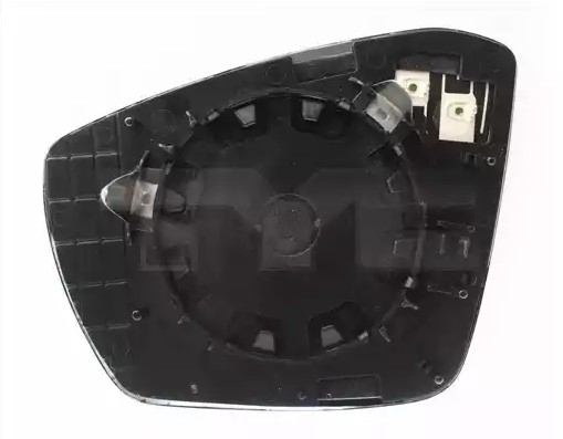 TYC Außenspiegelglas SKODA 332-0061-1 5E0857522 Spiegelglas,Spiegelglas, Außenspiegel