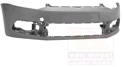 VAN WEZEL Stoßstange VW 5814574 6C0807217,6C0807217GRU Stoßfänger,Frontschürze,Frontstoßstange Image