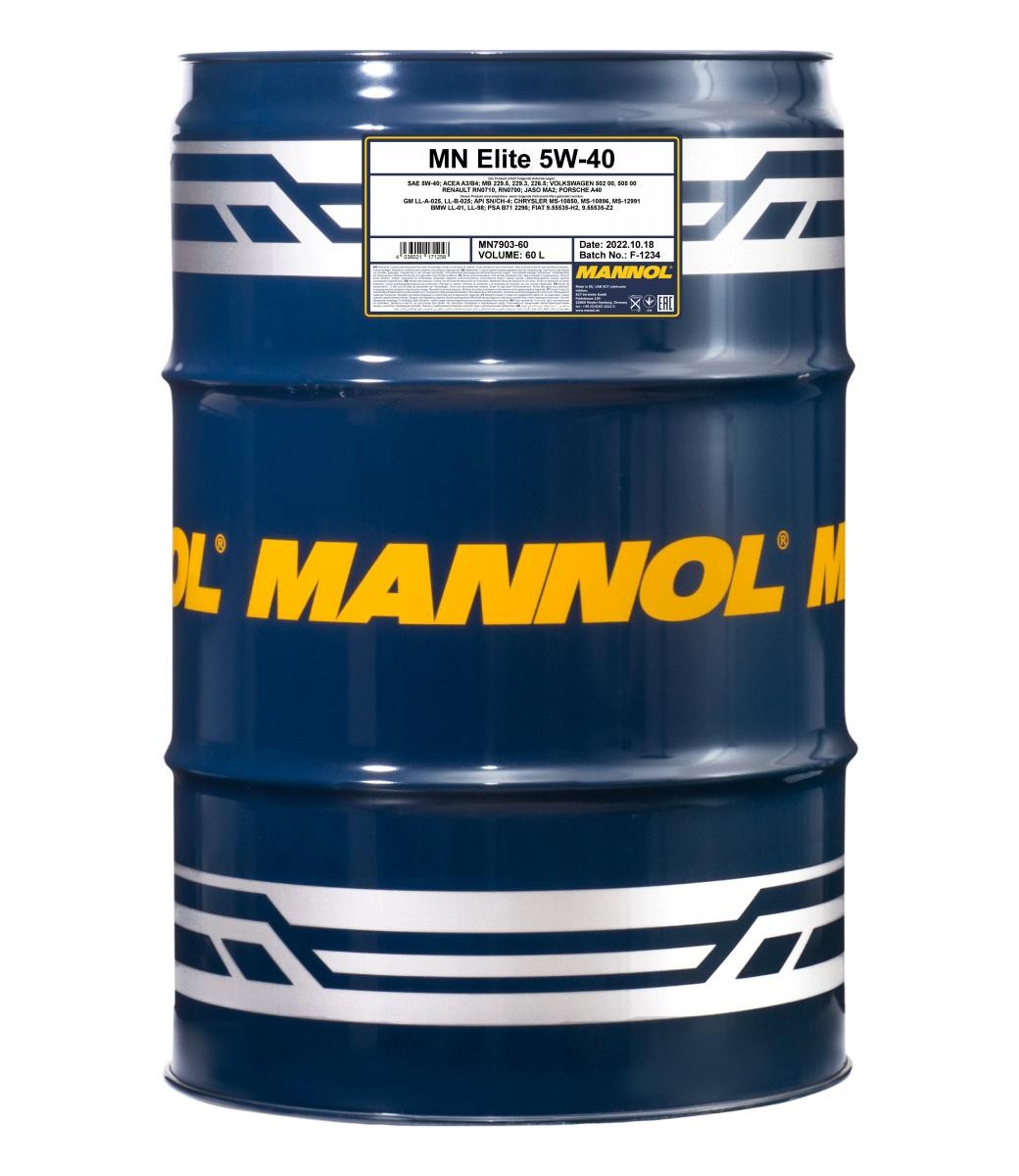 MANNOL Motoröl VW,MERCEDES-BENZ,OPEL MN7903-60 Motorenöl,Öl,Öl für Motor