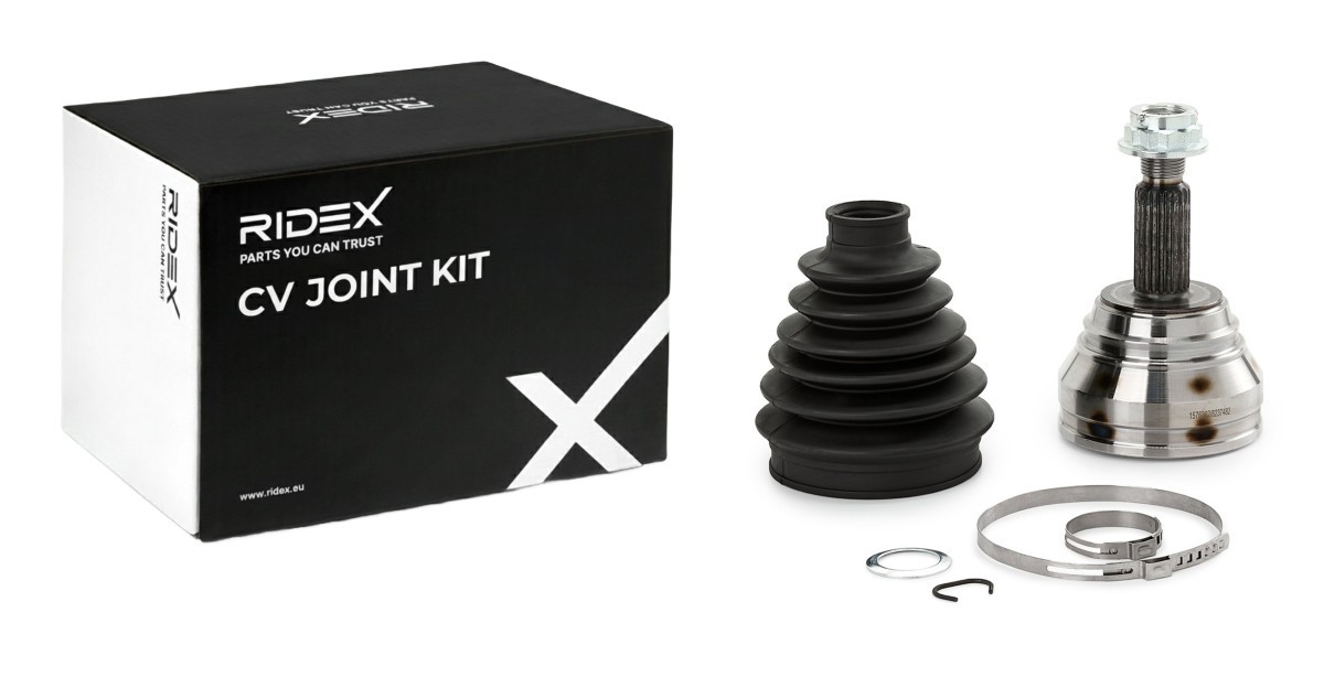 RIDEX Gelenksatz VW,SEAT 5J0081 6X0498099X,6X0498099 Antriebswellengelenk,Gleichlaufgelenk,Antriebsgelenk,Gelenk,Gelenksatz, Antriebswelle Image