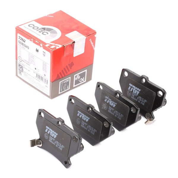 TRW Bremsbelagsatz TOYOTA,MITSUBISHI GDB3243 0446652020,0446652030,0446652050 0446652060,04466YZZD5,446652010,0446620090,0446652040,PA511H,PA544 Image