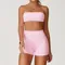 2 pezzi Set da yoga Completi da allenamento Abbigliamento sportivo da fitness Tuta da palestra Leggings a vita alta Reggiseno sportivo Abbigliamento sportivo Abbigliamento da donna
