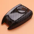 AU34-ABS Custodia protettiva per telecomando in fibra di carbonio per Alfa Romeo Giulia Stelvio 17-18 tasti
