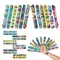 12 pz un set gioco super mario Bowser Principessa Peach Yoshi papa cerchio Bracciali Schiaffo Forniture per feste Regali di compleanno per bambini
