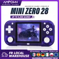 AMPOWN Mini Zero 28 Console per videogiochi portatile 2.8 ''Schermo IPS Processore A133P Sistema operativo Android 2.4GWIFI Lettore MAGICX ZERO28 Regali