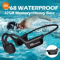 Xiaomi Auricolare a conduzione ossea Nuoto Bluetooth IPX8 Cuffie OWS wireless impermeabili Musica stereo Cuffie sportive MP3 da 32 GB