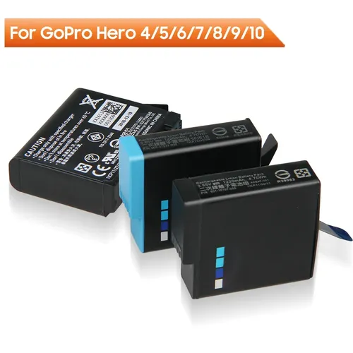 NUOVA Batteria di Ricambio Per GoPro Hero 4 5 6 7 8 Hero11 Hero 9 Hero10 Hero 8 Hero7 Hero 6 Hero 5 Hero 4 Batteria Della Macchina Fotografica