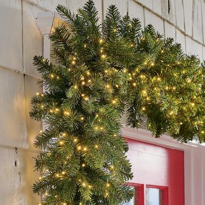 Christmas Luminous Pine Garland - Grandin Road