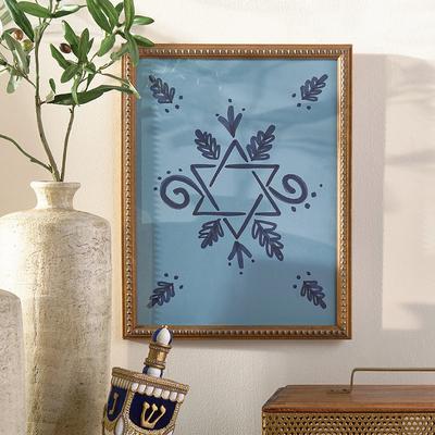 Framed Star Of David Wall Art - Grandin Road