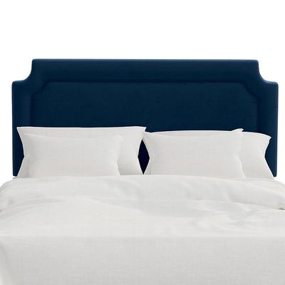 Vanessa Headboard - Clipped, Clipped/Velvet Ink, King - Grandin Road