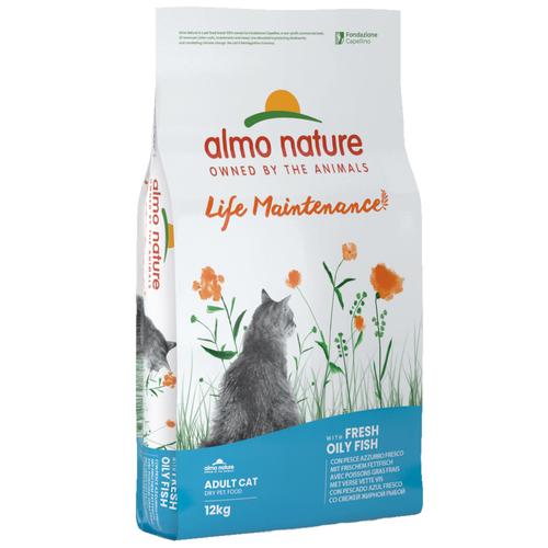 2x12kg Fettfisch & Reis Almo Nature Holistic Katzenfutter trocken