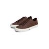 Sneaker TOMMY HILFIGER "TH HI VULC LTH STREET", Herren, Gr. 46, braun (dunkelbraun), Nappaleder, Veloursleder, sportlich, Schuhe, Freizeitschuh, Halbschuh, Schnürer mit weich gepolstertem Schaftrand