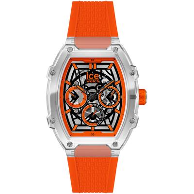 Multifunktionsuhr ICE-WATCH "ICE boliday - Plastic - Medium MT", orange, Armbanduhren, Herren, Quarzuhr, Armbanduhr,Herrenuhr,Silikonarmband,Datum,12/24-Std.-Anzeige Image
