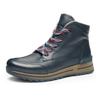 Winterboots ARA "OSAKA", Damen, Gr. 8 (42), blau (dunkelblau), Glattleder, unifarben, sportlich, Schuhe, Schnürboots, High Top Sneaker in H-Weite