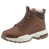 Winterboots DOCKERS BY GERLI, Herren, Gr. 47, braun (cognac, dunkelbraun), Nubuklederimitat, Textil, sportlich, Schuhe, Schnürboots mit Warmfutter