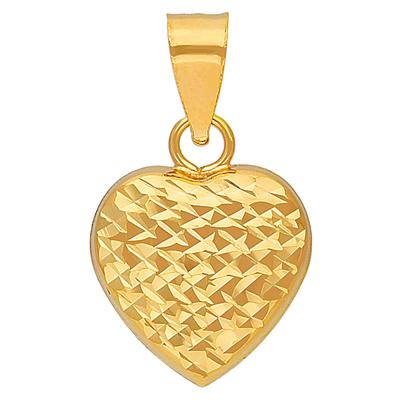 Ketten-Anhänger LADY, gold (gelbgold 375), Schmuckanhänger, Damen, Gelbgold 375 Image